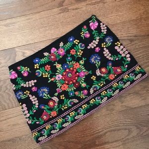 Zara Embroidered Skirt